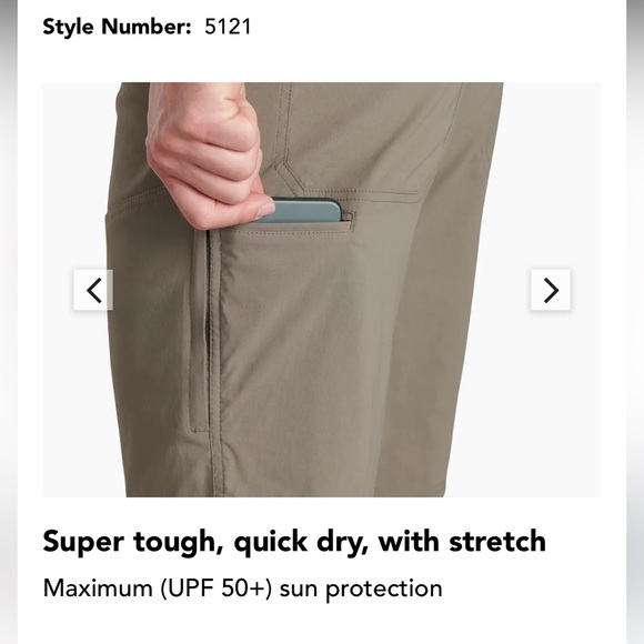 Kuhl Men’s Renegade Shorts in Excellent Used Condition Sz 40 - Picture 3 of 6